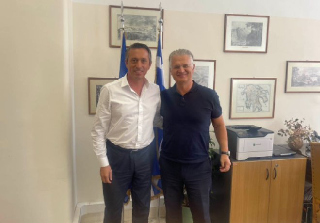 Αναπτυξιακές προοπτικές και υποδομές στο επίκεντρο των συζητήσεων του Περιφερειάρχη Δημήτρη Πτωχού με τον Βουλευτή Μεσσηνίας Περικλή Μαντά